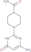 1-(4-Amino-6-oxo-1,6-dihydropyrimidin-2-yl)piperidine-4-carboxamide