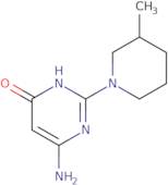 6-Amino-2-(3-methylpiperidin-1-yl)pyrimidin-4(3H)-one