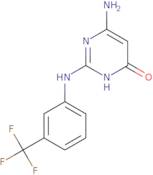6-Amino-2-{[3-(trifluoromethyl)phenyl]amino}pyrimidin-4(3H)-one