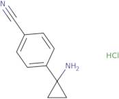 4-(1-Aminocyclopropyl)benzonitrile hydrochloride