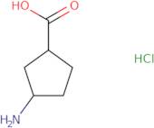 3-Aminocyclopentanecarboxylic acid hydrochloride