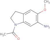 1-(6-Amino-5-methoxyindolin-1-yl)ethanone