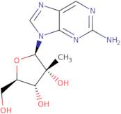 2-Amino-9-(2-C-methyl-β-D-ribofuranosyl)-9H-purine