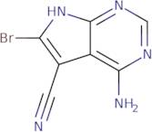 4-Amino-6-bromo-5-cyano-7H-pyrrol[2,3-d]pyrimidine