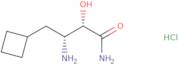 (2S,3R)-3-Amino-4-cyclobutyl-2-hydroxybutanamideHydrochloride