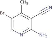 2-Amino-3-cyano-4-methyl-5-bromopyridine