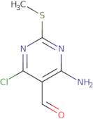 4-Amino-6-chloro-2-methylsulfanyl-pyrimidine-5-carbaldehyde