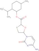 5-(4-Amino-2-oxo-1(2H)-pyrimidinyl)-1,3-oxathiolane-2-carboxylicacid 5-methyl-2-(1-methylethyl)cyc…