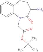 3-Amino-2,3,4,5-tetrahydro-2-oxo-1H-1-benzazepine-1-aceticacid ter-butylester