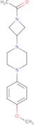 N-Acetyl-3-(4-(p-methoxyphenyl)piperazinyl)azetidine