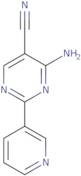 4-Amino-2-(3-pyridyl)pyrimidine-5-carbonitrile