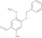 2-Amino-5-methoxy-4-(phenylmethoxy)benzaldehyde