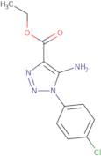 5-Amino-1-(4-chloro-phenyl)-1H-[1,2,3]triazole-4-carboxylicacid ethylester