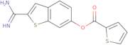 2-(Aminoiminomethyl)benzo[b]thiophen-6-yl ester2-thiophenecarboxylicacid
