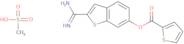 2-(Aminoiminomethyl)benzo[b]thiophen-6-yl ester2-thiophenecarboxylic acidmethanesulfonate