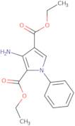 3-Amino-1-phenyl-1H-pyrrole-2,4-dicarboxylic acid diethylester