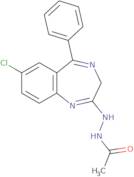 2-(2-Acetylhydrazino)-7-chloro-5-phenyl-3H-1,4-benzodiazepine