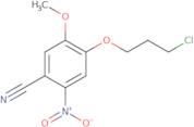 2-Amino-4-(3-chloropropoxy)-5-(2-methoxyethoxy)benzonitrile