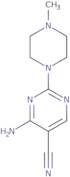 4-Amino-2-(4-methyl-1-piperazinyl)-5-pyrimidinecarbonitrile