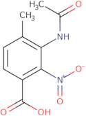 3-Acetamido-4-methyl-2-nitrobenzoic acid