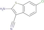 2-AMINO-6-CHLOROBENZO[B]THIOPHENE-3-CARBONITRILE