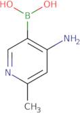 4-AMino-6-Methylpyridine-3-boronic acid