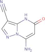 7-Amino-4,5-dihydro-5-oxo-pyrazolo[1,5-a]pyrimidine-3-carbonitrile