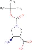 (3S,4R)-4-Amino-1-(tert-butoxycarbonyl)pyrrolidine-3-carboxylic acid