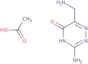 3-Amino-6-(aminomethyl)-1,2,4-triazin-5(4H)-one acetate