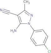 5-Amino-1-(4-chlorophenyl)-3-methyl-1H-pyrazole-4-carbonitrile