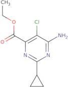 6-AMino-5-chloro-2-cyclopropyl-pyriMidine-4-carboxylic acid ethyl ester