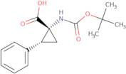 (1R,2R)-N-boc-1-Amino-2-phenylcyclopropanecarboxylic acid