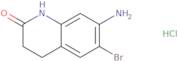 7-Amino-6-bromo-1,2,3,4-tetrahydroquinolin-2-one hydrochloride