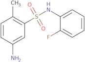 5-Amino-N-(2-fluoro-phenyl)-2-methyl-benzenesulfonamide