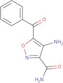 4-Amino-5-benzoyl-3-isoxazolecarboxamide