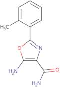 5-Amino-2-(2-methylphenyl)-1,3-oxazole-4-carboxamide