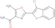 5-Amino-2-(3-chloro-1-benzothien-2-yl)-1,3-oxazole-4-carboxamide