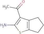 1-(2-Amino-4H,5H,6H-cyclopenta[B]thiophen-3-YL)ethan-1-one