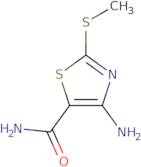 4-Amino-2-(methylsulfanyl)-1,3-thiazole-5-carboxamide