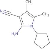 2-Amino-1-cyclopentyl-4,5-dimethyl-1H-pyrrole-3-carbonitrile