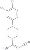 3-Amino-3-[4-(3,4-dichlorophenyl)piperazino]acrylonitrile