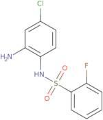 N-(2-Amino-4-chlorophenyl)-2-fluorobenzene-1-sulfonamide