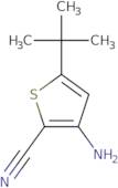 3-Amino-5-(2-methyl-2-propanyl)-2-thiophenecarbonitrile