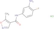 N-(3-Amino-4fluorophenyl)-5-methyl-1,2-oxazole-4-carboxamide hydrochloride
