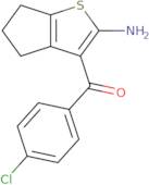 (2-Amino-5,6-dihydro-4H-cyclopenta[B]thien-3-yl)(4-chlorophenyl)methanone