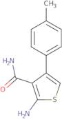 2-Amino-4-(4-methylphenyl)thiophene-3-carboxamide