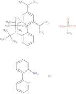 [2'-(Amino)[1,1'-biphenyl]-2-yl][bis(1,1-dimethylethyl)[2',4',6'-tris(1-methylethyl)[1,1'-biphenyl]-2-yl]phosphine](methanesulfonato )palladium