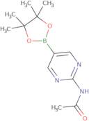 2-Acetamidopyrimidine-5-boronic acid, pinacol ester