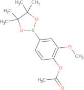 4-Acetoxy-3-methoxyphenylboronic acid, pinacol ester