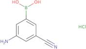 3-Amino-5-cyanophenylboronic acid, HCl